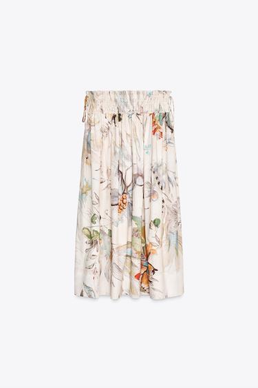 JUPE MIDI IMPRIMÉE ZW COLLECTION -  de Zara - Image 6