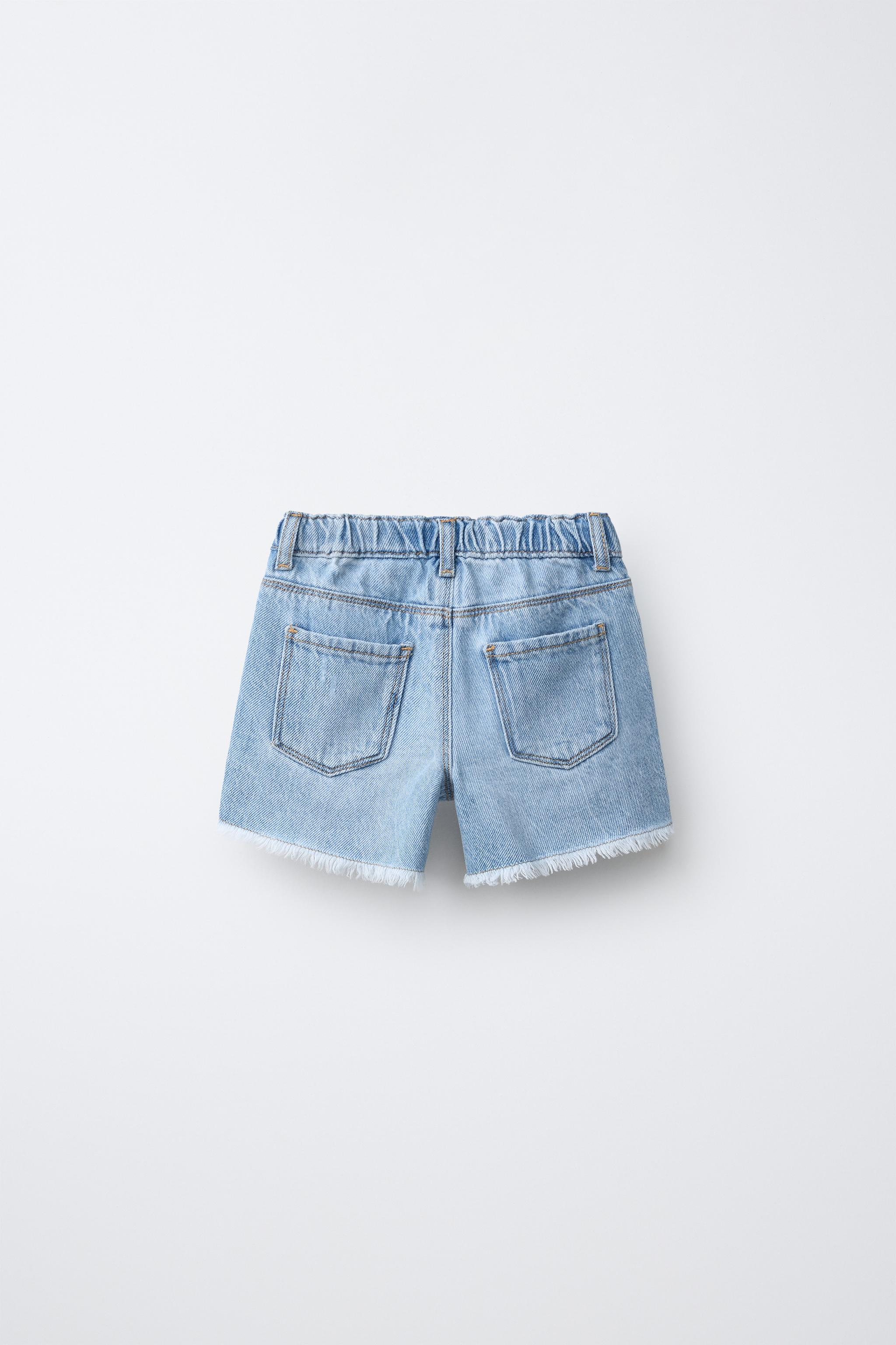 BERMUDA EN JEAN DÉCHIRÉ