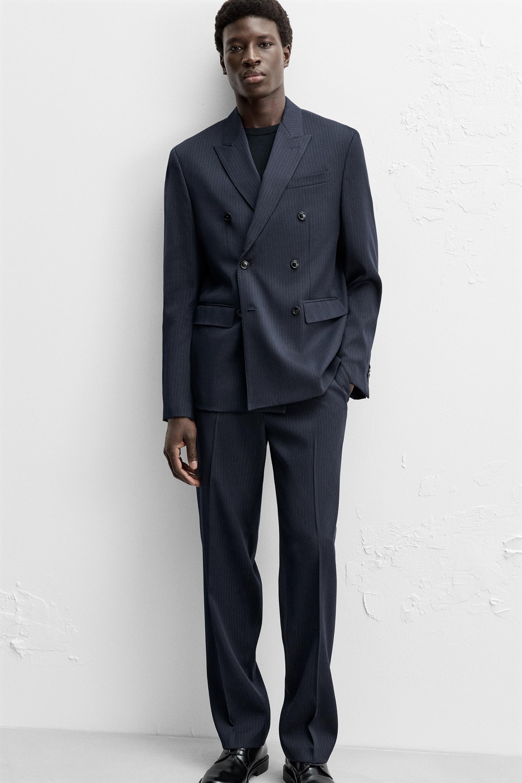 ピンストライプ スーツパンツ - ストライプ | ZARA Japan / 日本