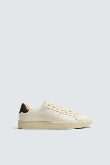 TRAINERS WITH HEEL DETAIL - White by Zara - Image 0