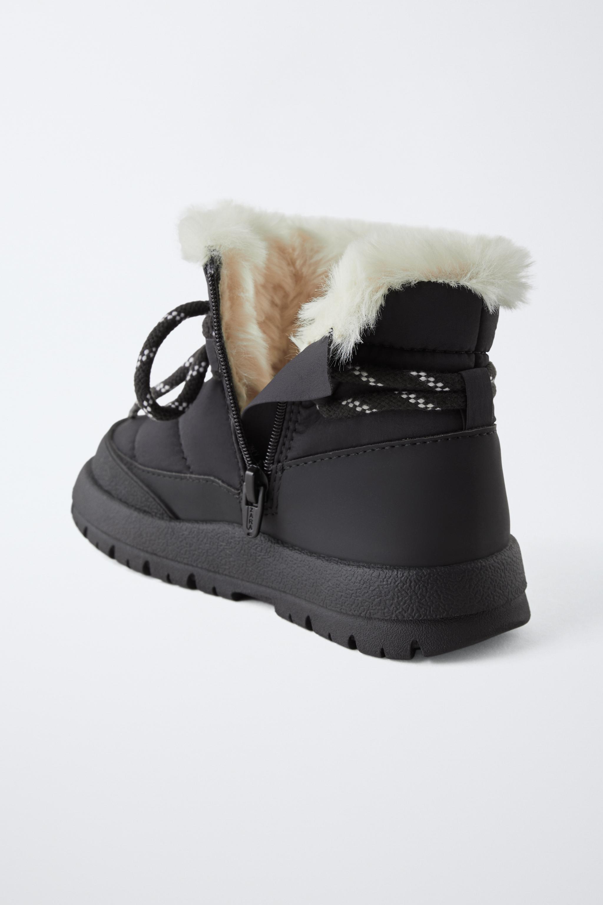 キルティング VIBRAM® ブーツ ZARA - メルカリ