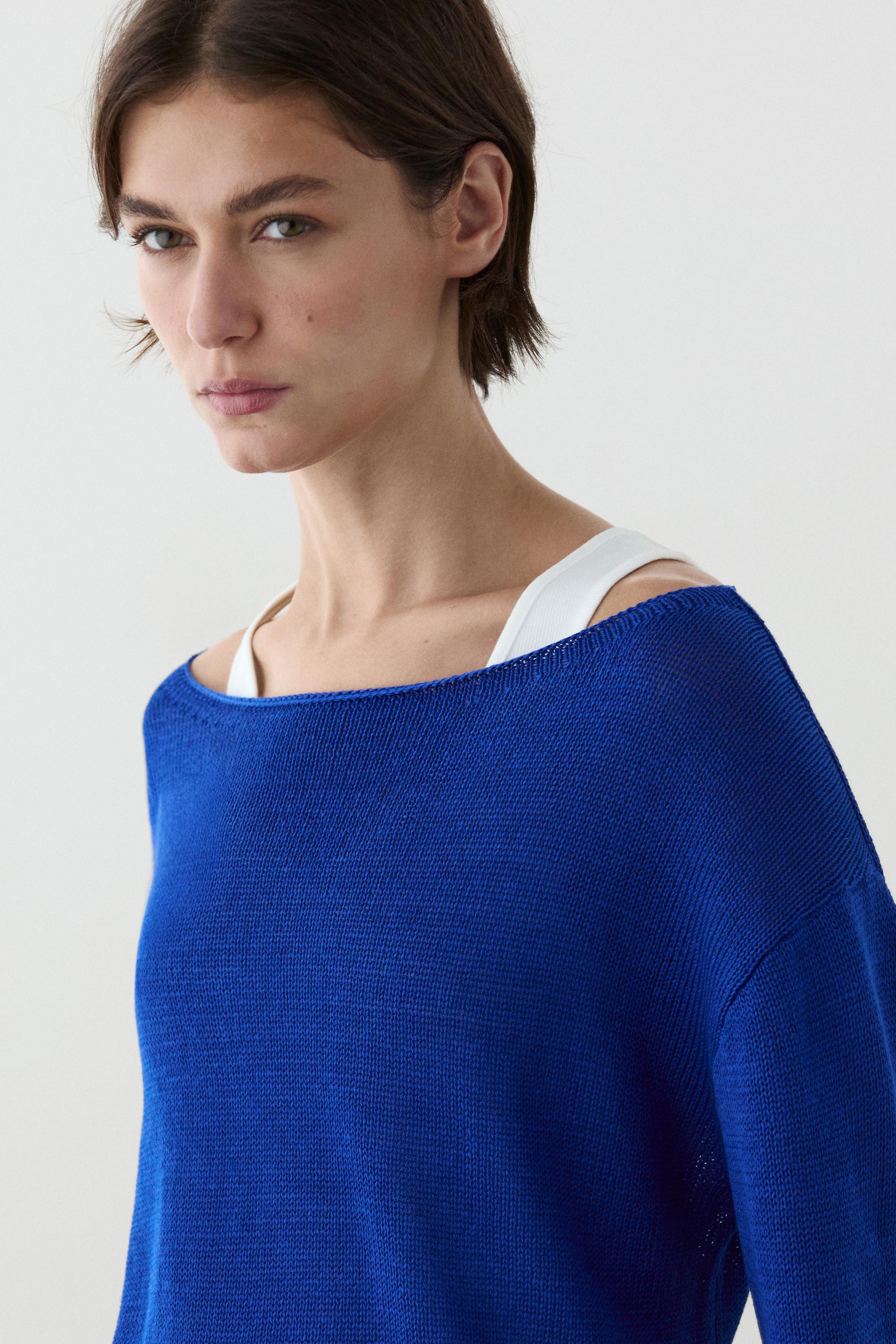 100% mercerised cotton sweater