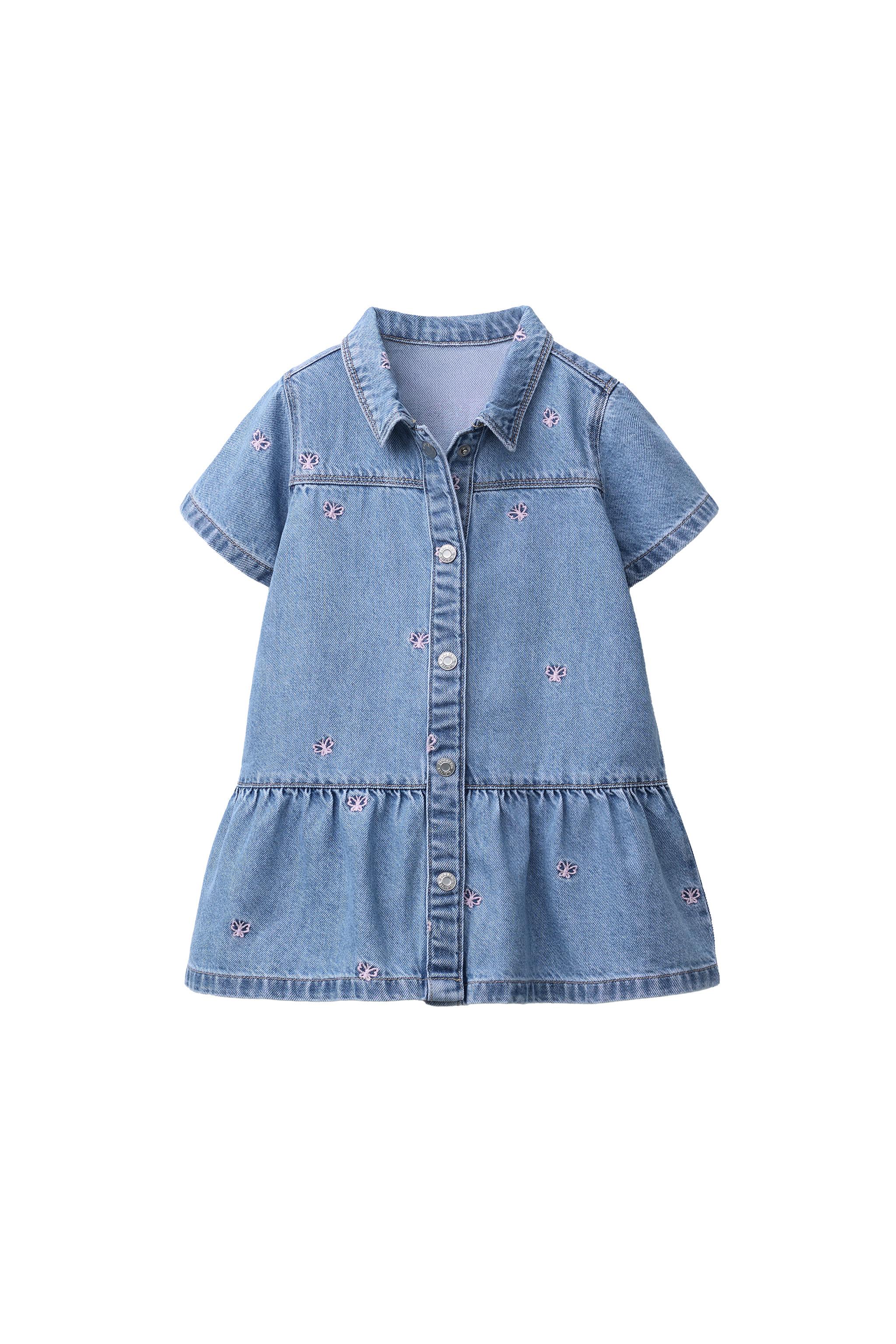 white christmas dresses Tencel Denim main image 0