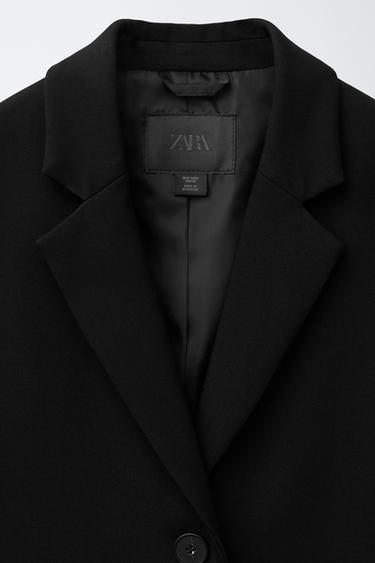 BASIC BLAZER - Black by Zara - Image 2