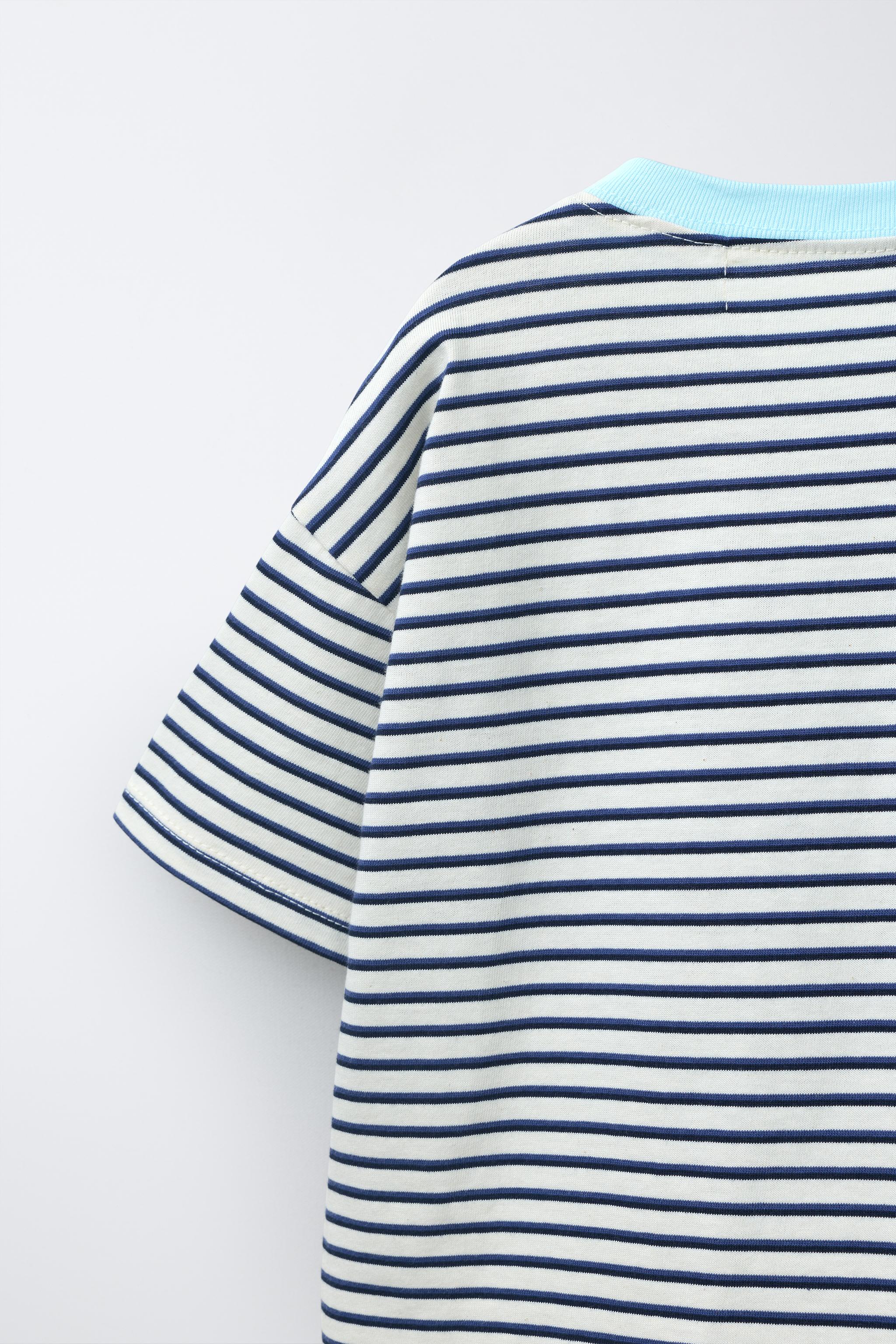 ZARA TIMELESS - STRIPED RINGER T-SHIRT
