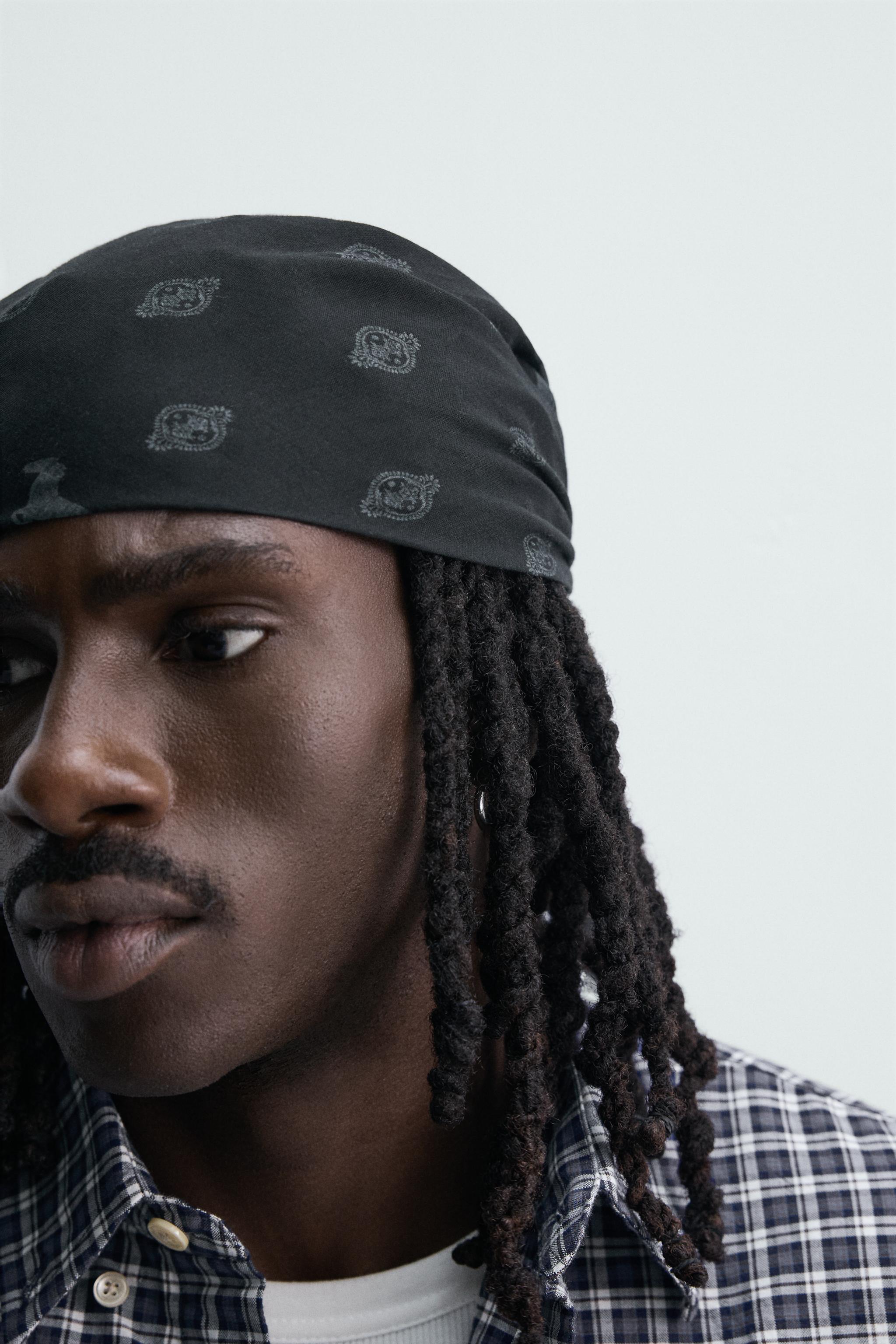 BANDANA À IMPRIMÉ GÉOMÉTRIQUE