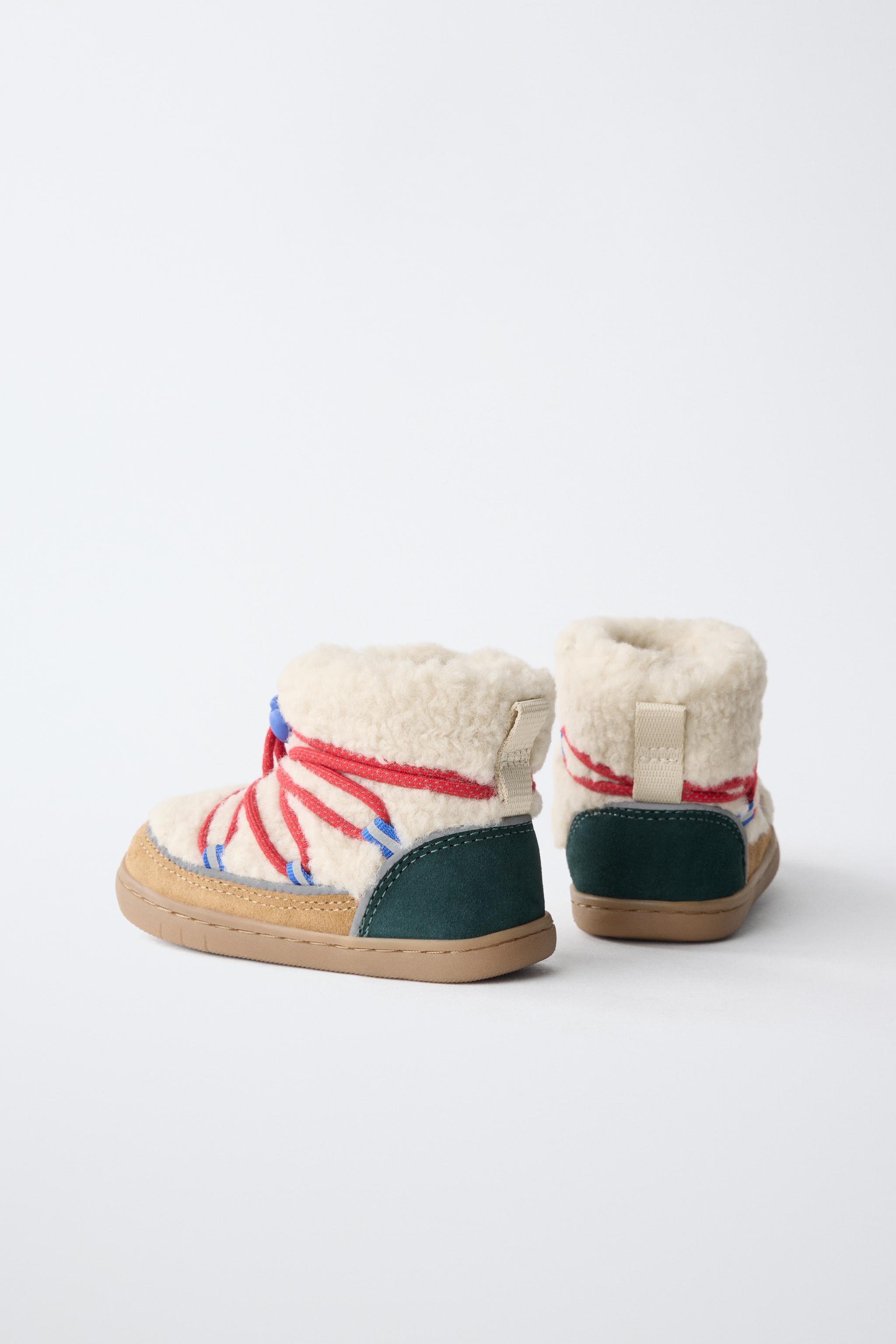 BOTTINES BAREFOOT EN PEAU LAINÉE