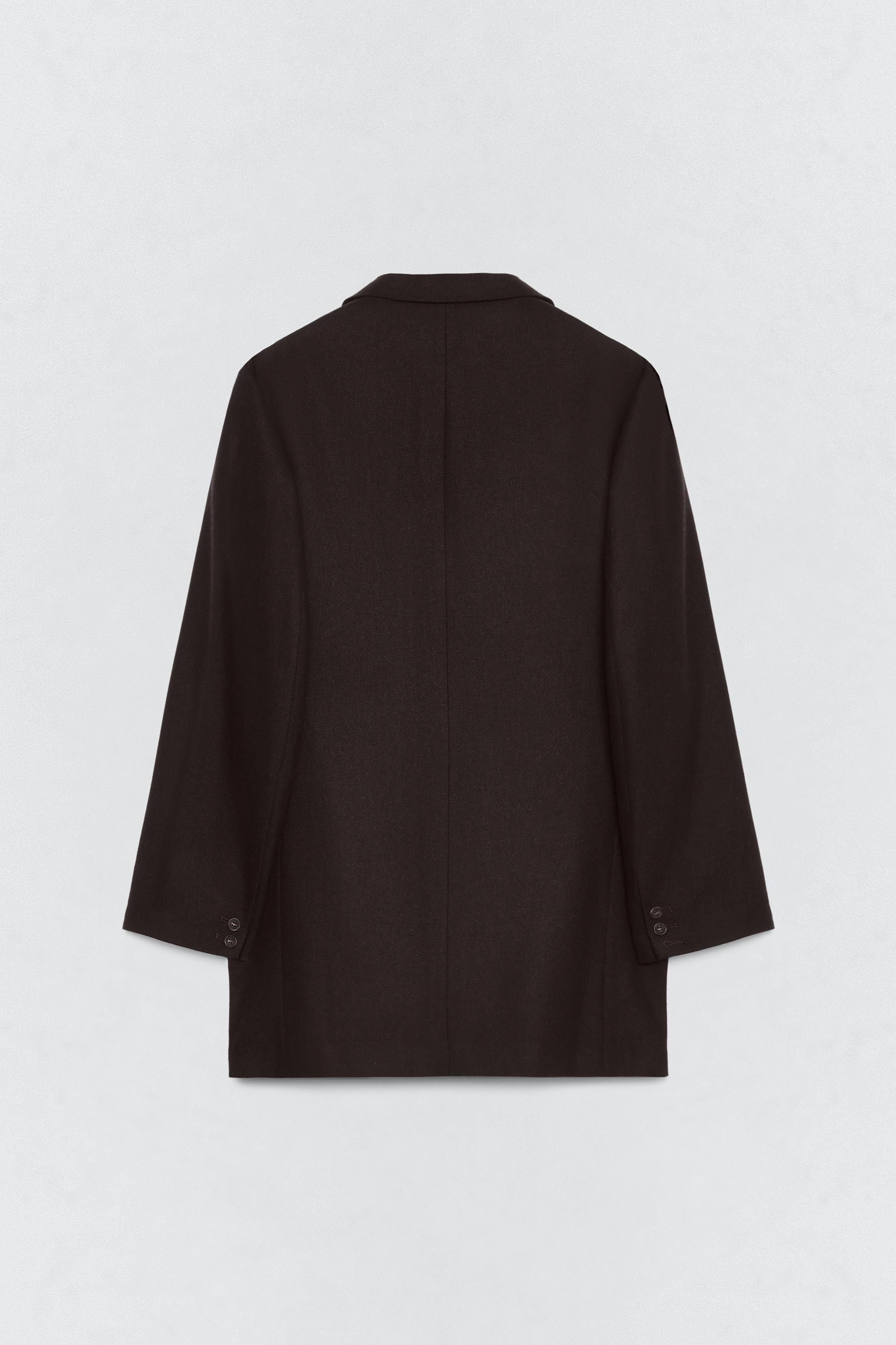 フランネルブレザー Soshiotsuki x ZARA - ブラウン | ZARA Japan / 日本