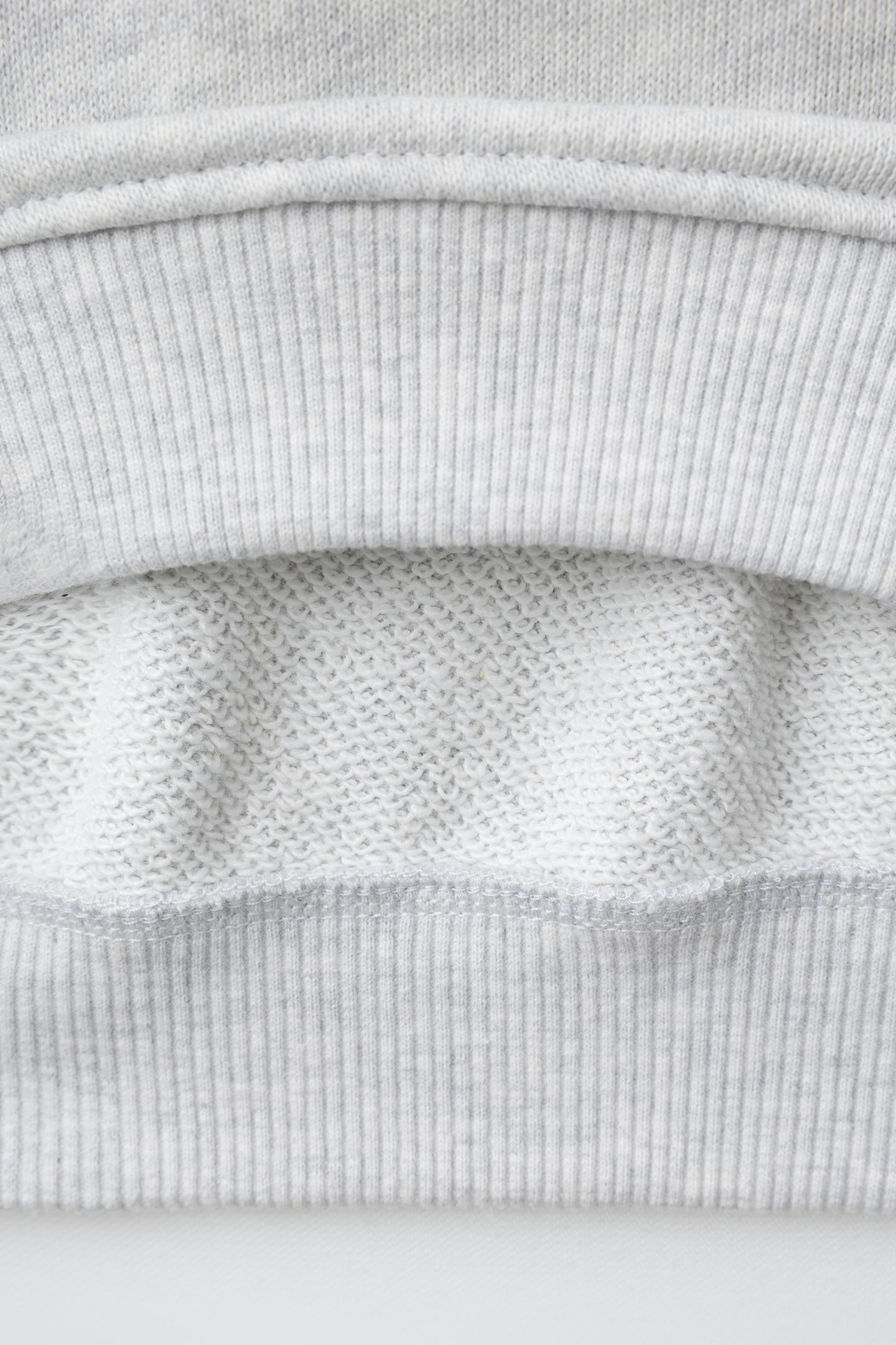 Детская толстовка Zara Fruit OF the Loom™ Embroidered, цвет: Серый меланжевый — фото 5