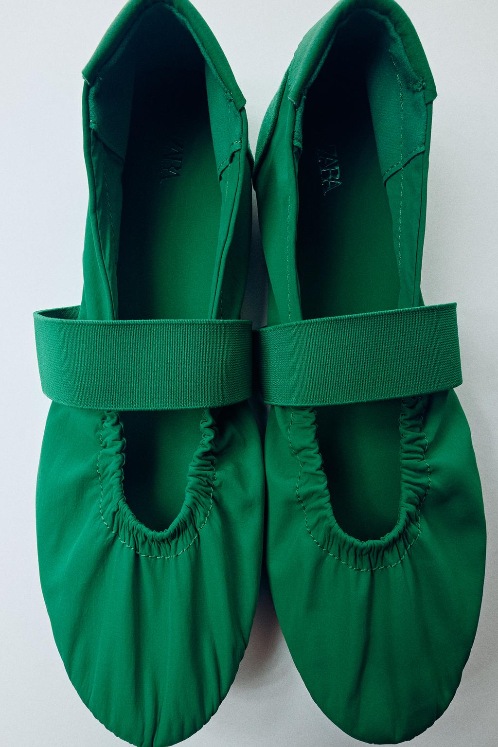 ELASTIC SPORTY BALLERINA FLATS