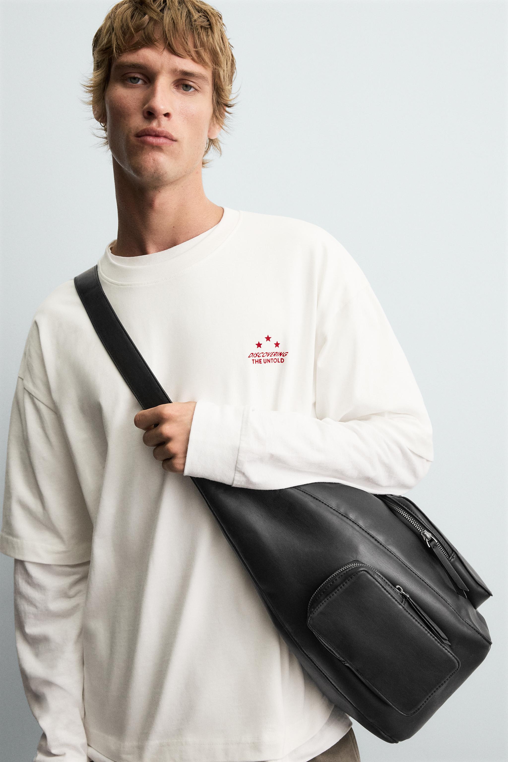 MULTI-POCKET SHOULDER BAG - Black | ZARA Canada