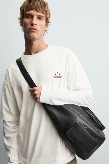 MULTI-POCKET SHOULDER BAG - Black by Zara - Image 2
