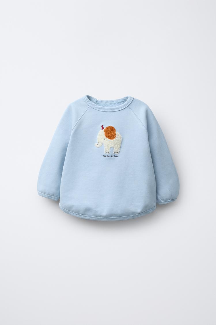 TERRY PATCH SWEATSHIRT