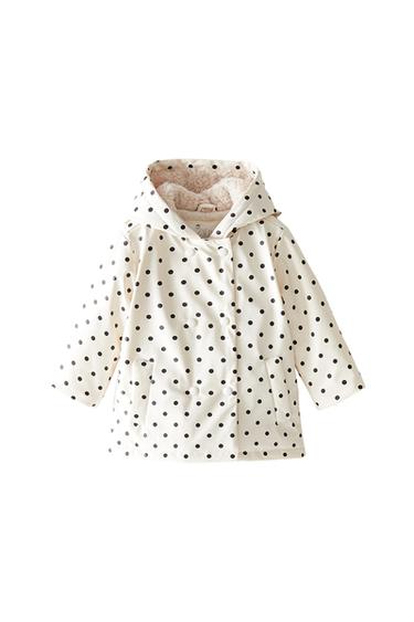 RUBBERISED POLKA DOT RAINCOAT
