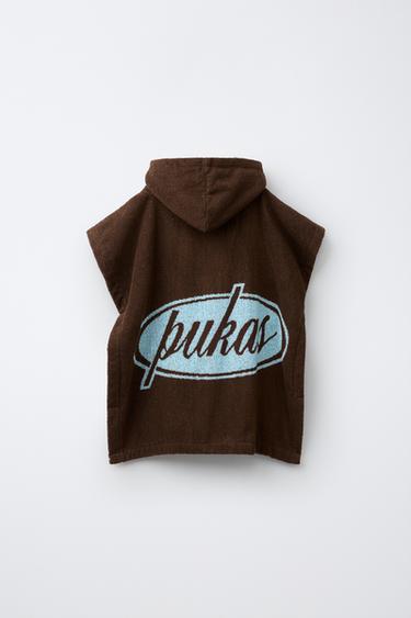 PONCHO ÉPONGE PUKAS SURF - Marron-Bleu de Zara - Image 2