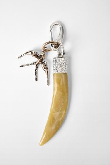 LLAVERO COMBINADO CHARMS CUERNO KATE MOSS X ZARA - Oro / Plata de Zara