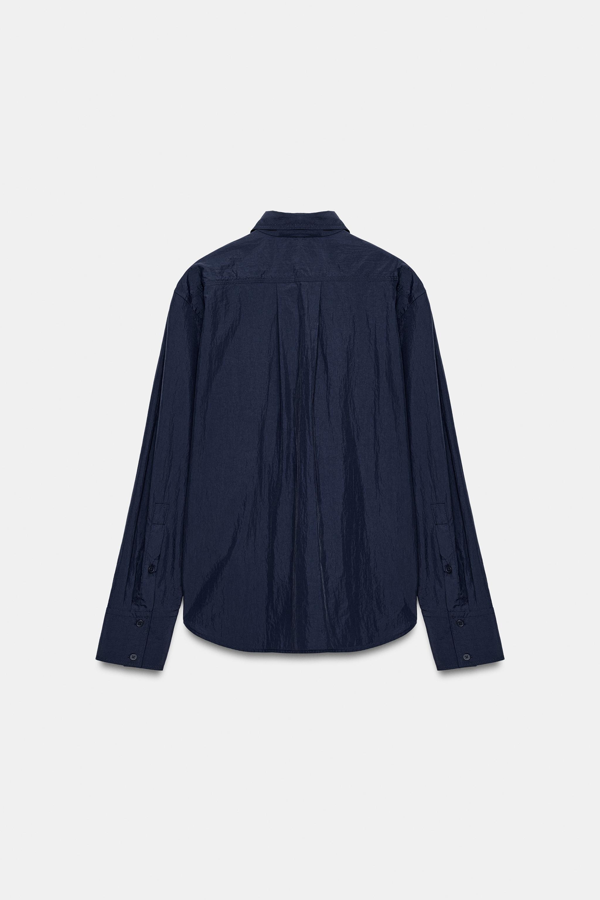 NYLON ZIP-UP SHIRT