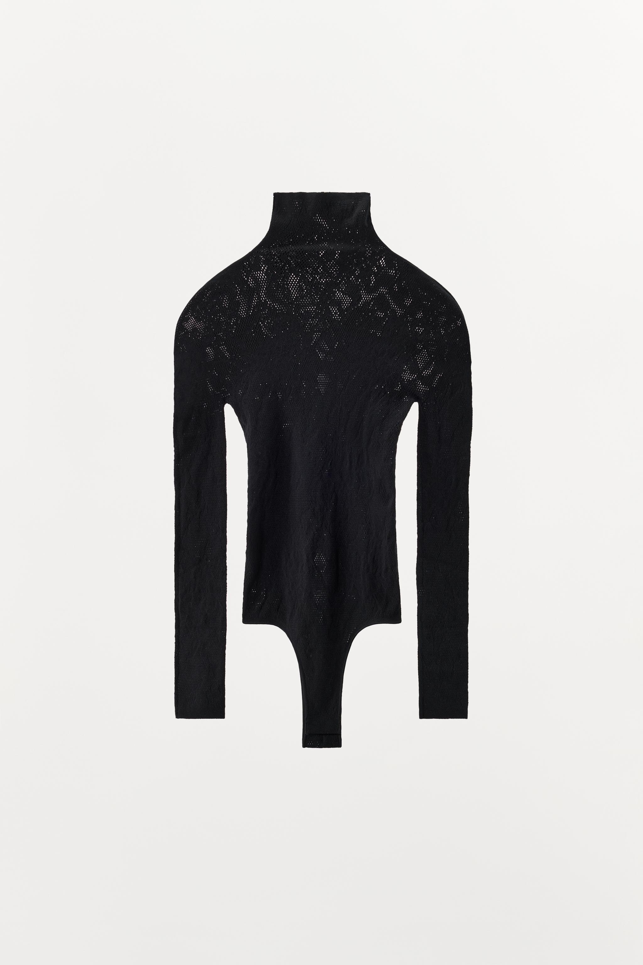 SEAMLESS LACE BODYSUIT - Black | ZARA United States