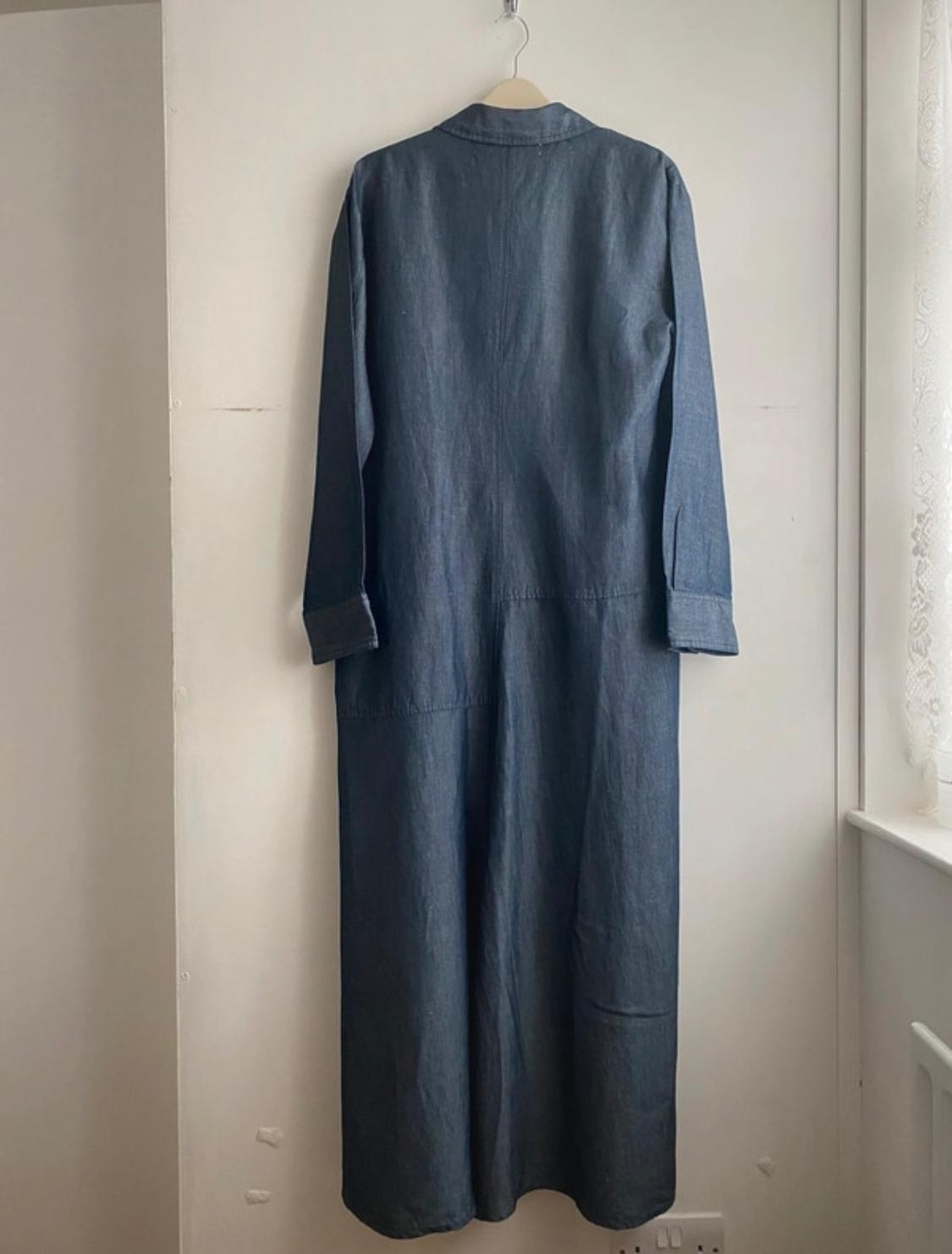 ZW COLLECTION LINEN BLEND SHIRT DRESS - Image 2
