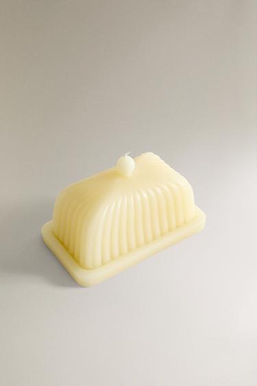 DECORATIVE BUTTER DISH CANDLE - Butter by Zara - Image 1