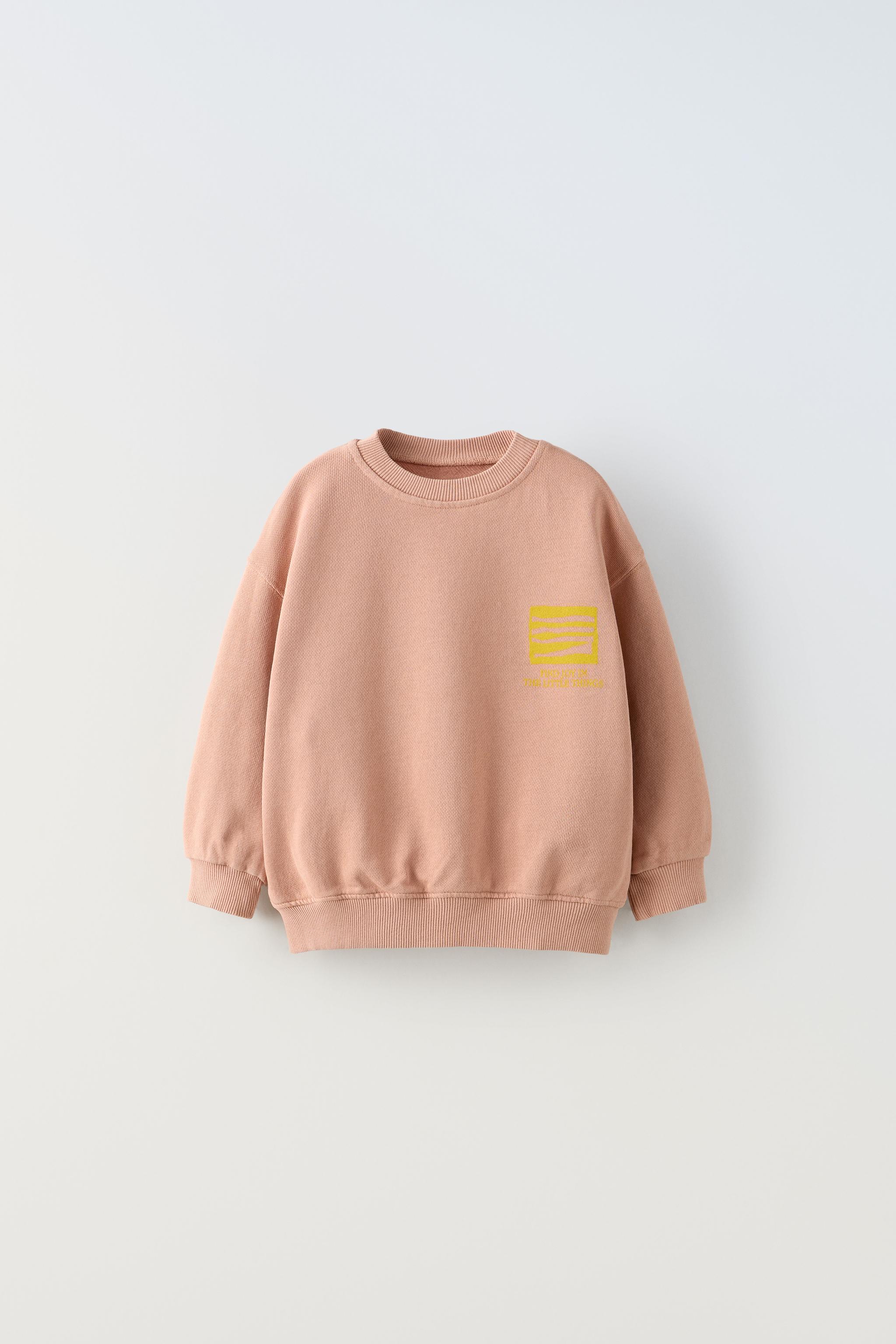 Zara shop orange sweatshirt