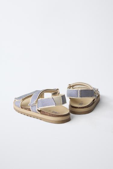 SANDALES À RAYURES - Multicolore de Zara - Image 6