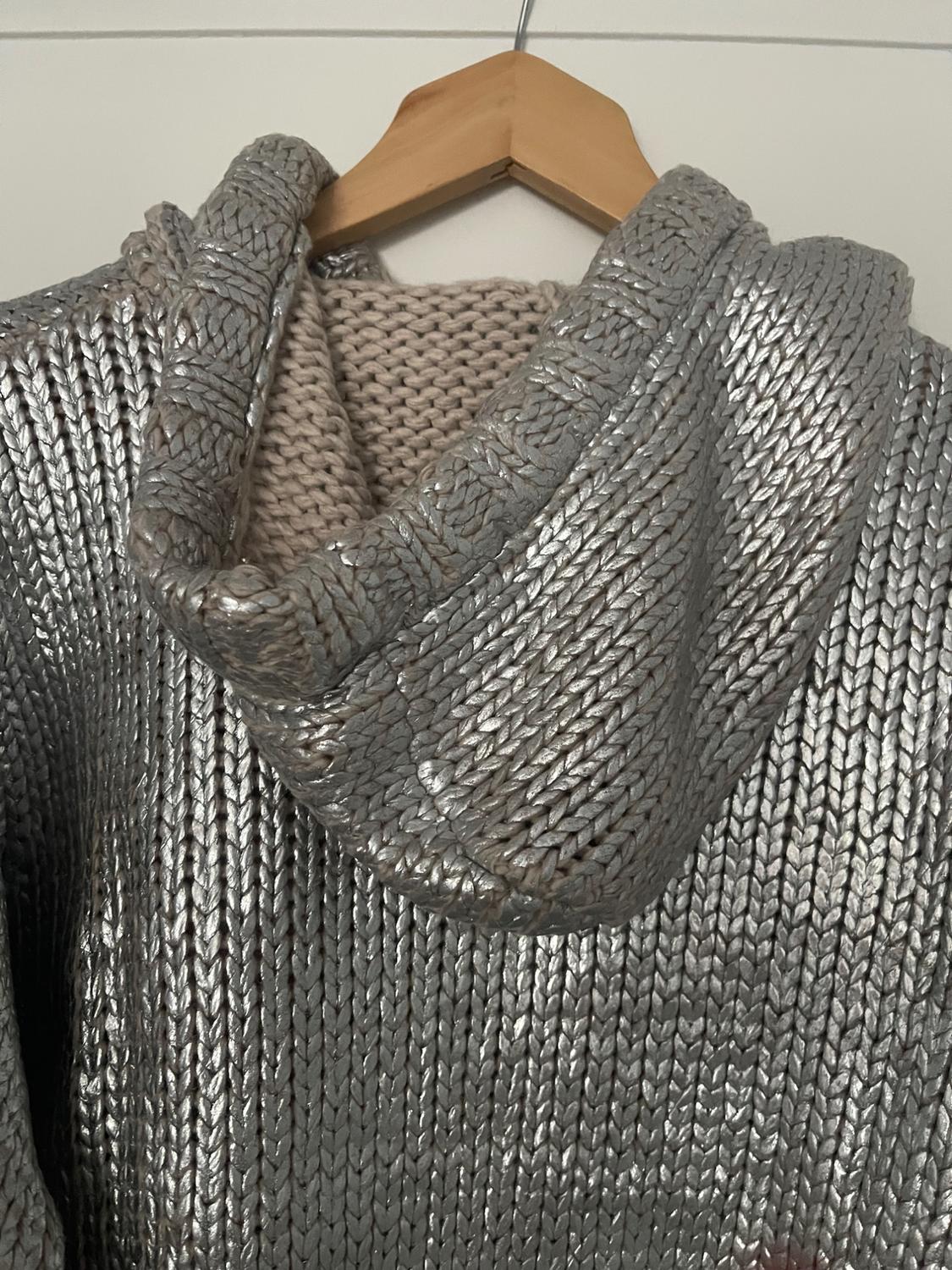 FOIL KNIT HOODIE - Image 6