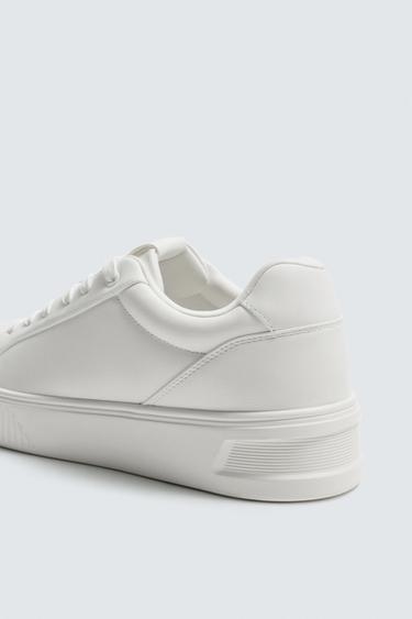 BASKETS VOLUME MONO couleur - Blanc de Zara - Image 5