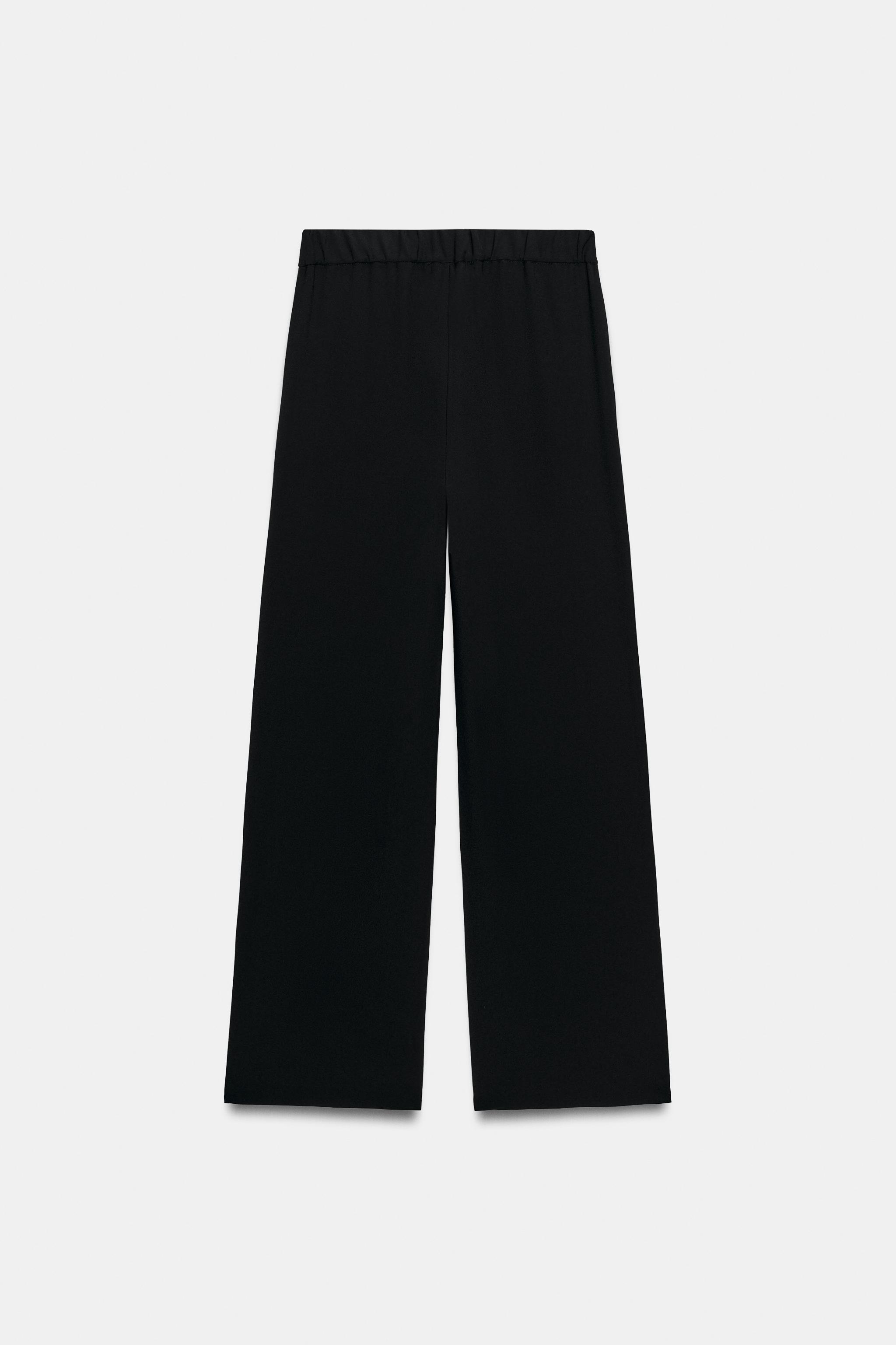 STRIPED PANTS WITH SIDE SLITS