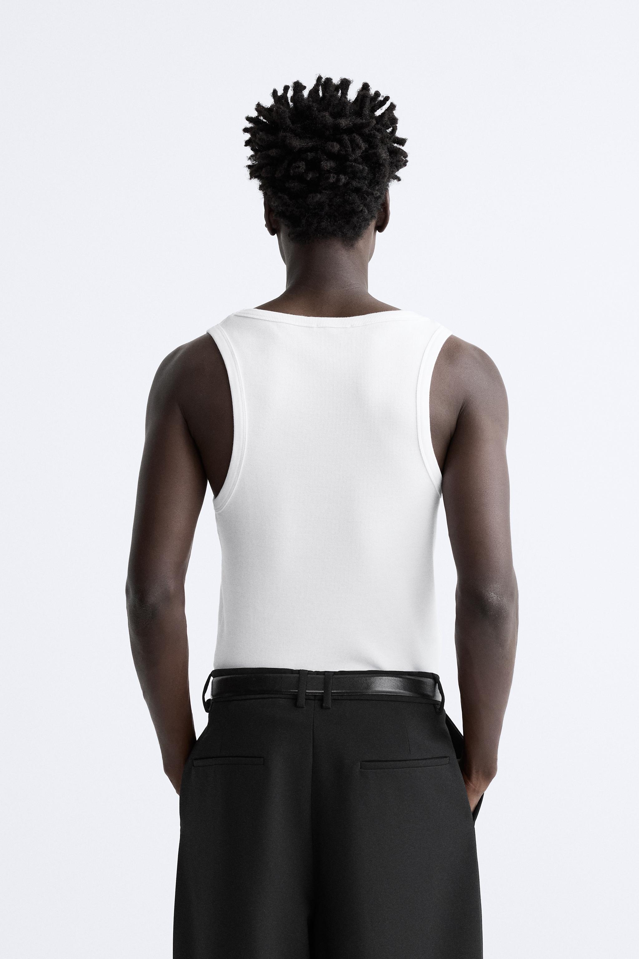 RIB TANK TOP - White | ZARA United States