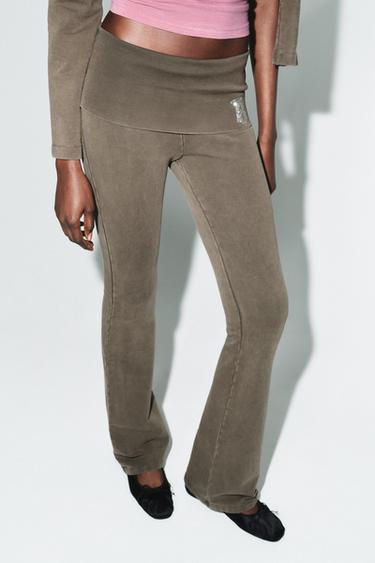 BRATZ® FLARE TROUSERS - Dark brown by Zara