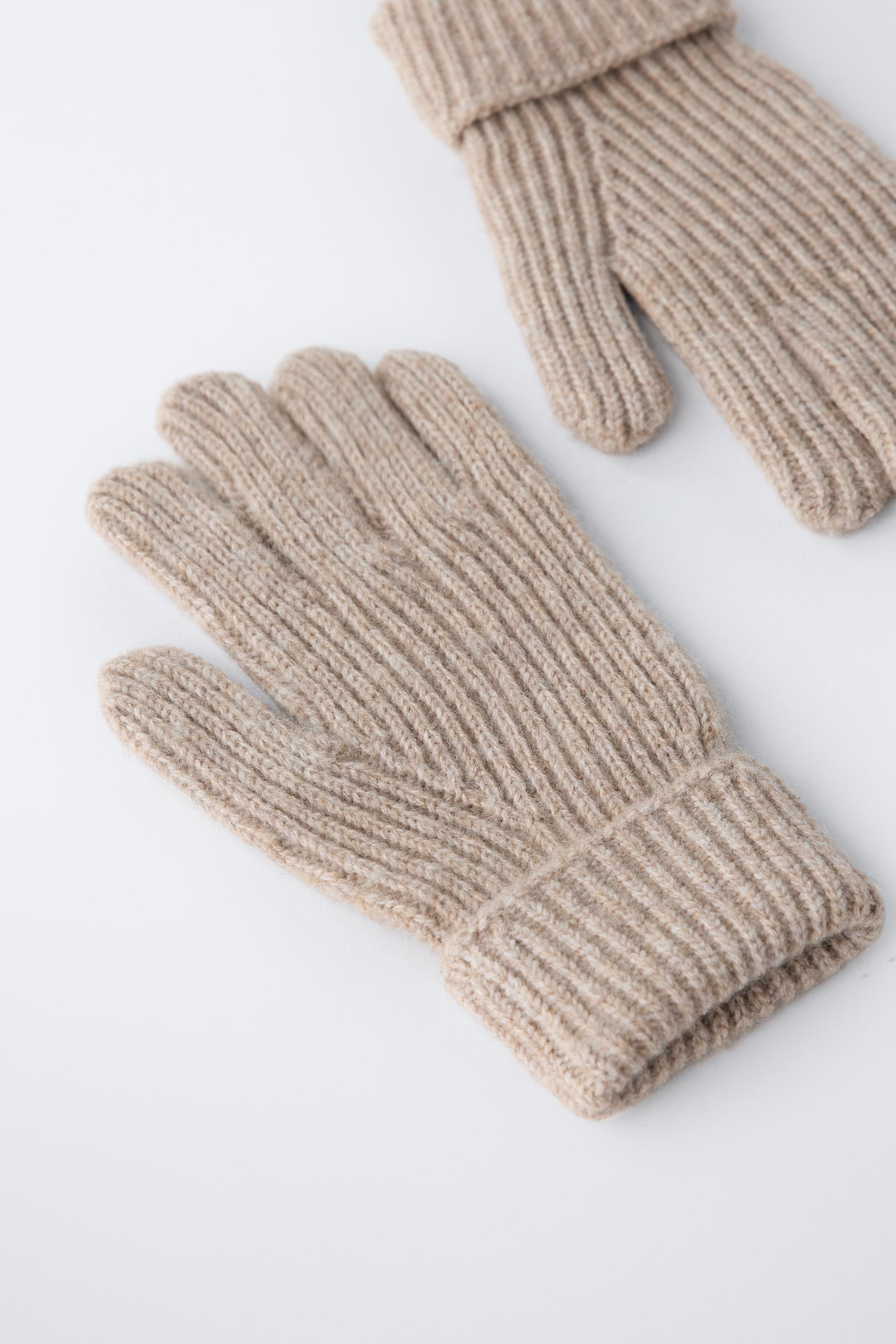PLAIN KNIT GLOVES