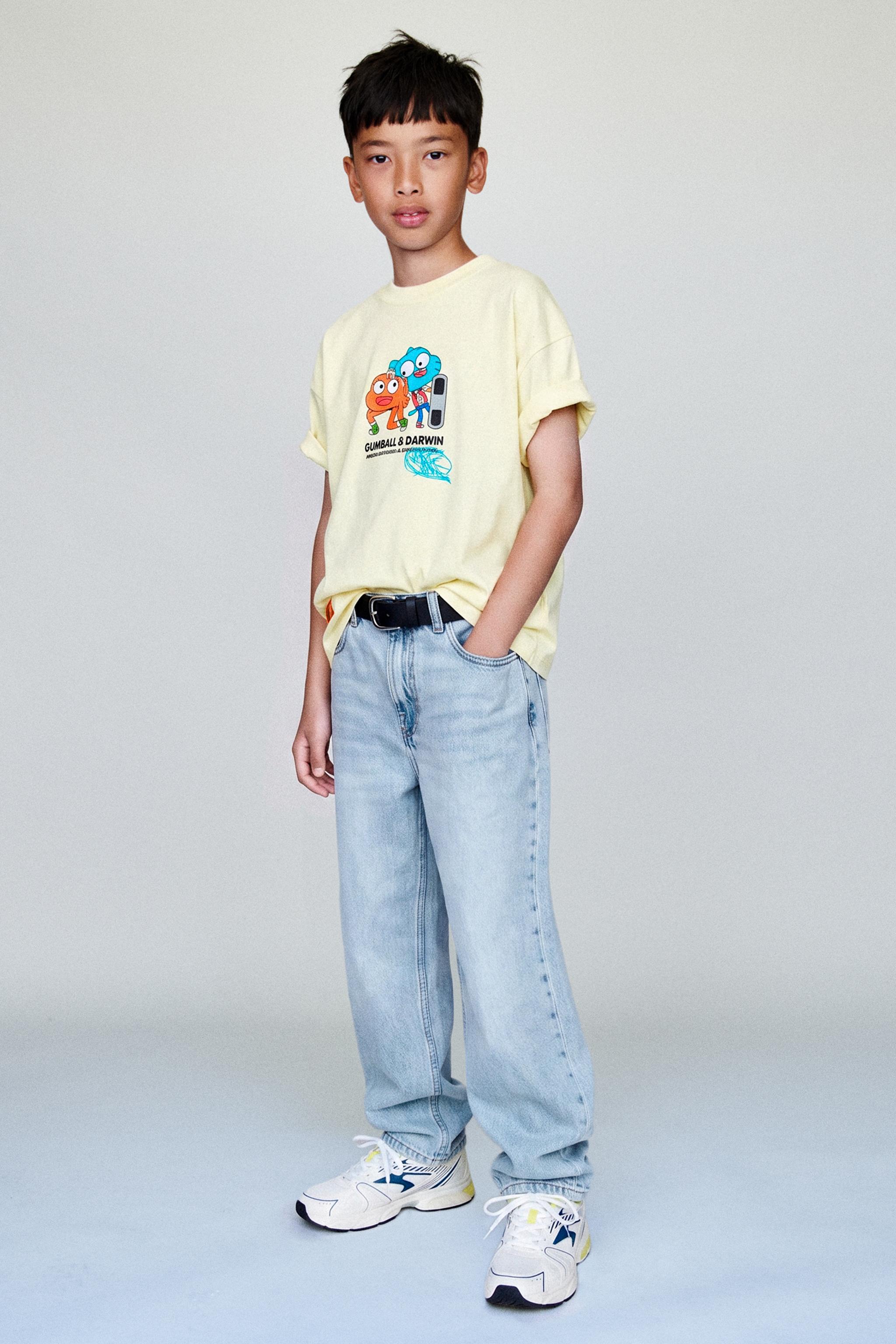 GUMBALL CARTOON NETWORK™ PRINTED T-SHIRT — Yellow