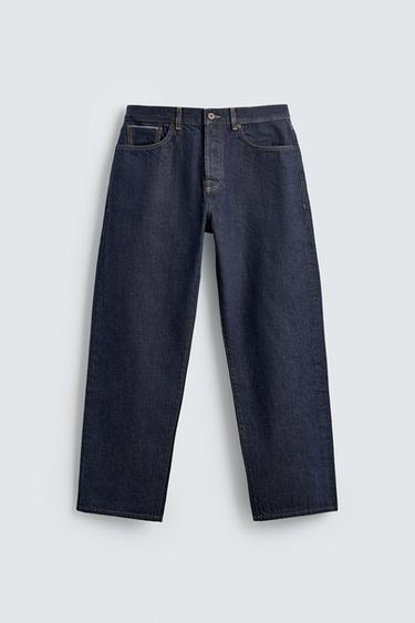 JEAN COUPE DROITE LONGUEUR CHEVILLE SELVEDGE - Bleu de Zara - Image 6