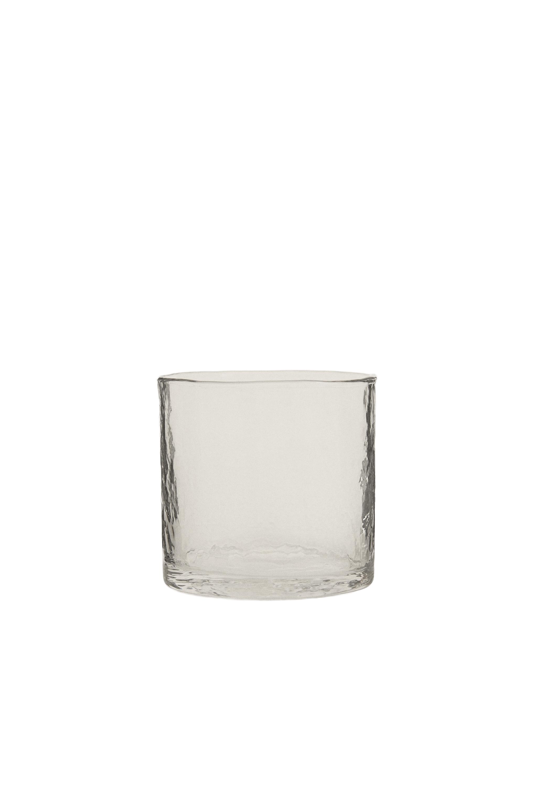 HAMMERED GLASS TUMBLER - Transparent | ZARA UAE - Dubai/Sharjah