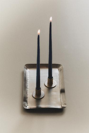 PACK OF THIN CANDLES (PACK OF 2) - Blue by Zara