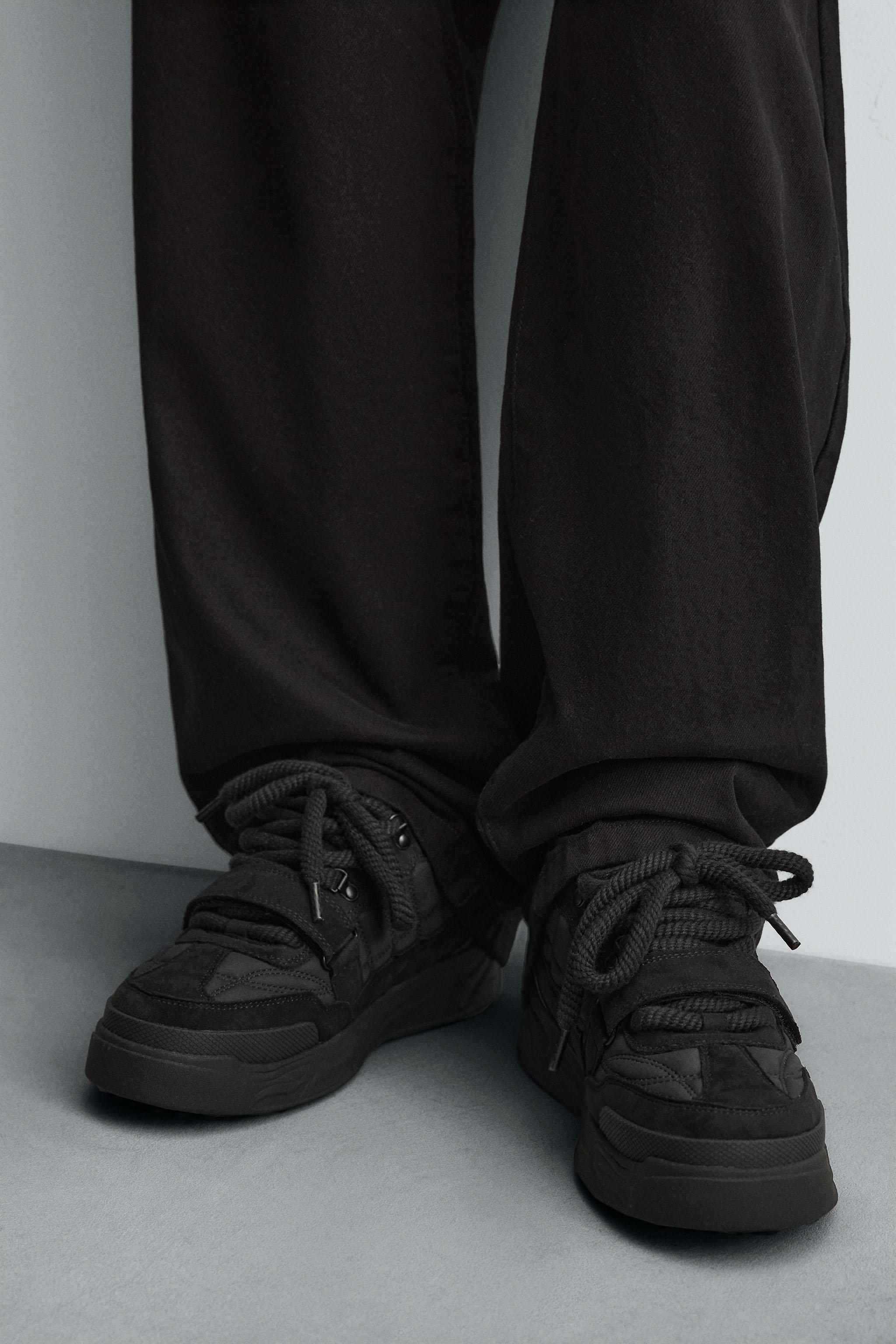 MONOCHROME CHUNKY SNEAKERS - Black | ZARA United States
