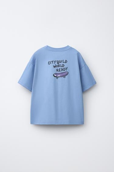 T-SHIRT IMPRIMÉ GRENOUILLE - 474 de Zara - Image 1