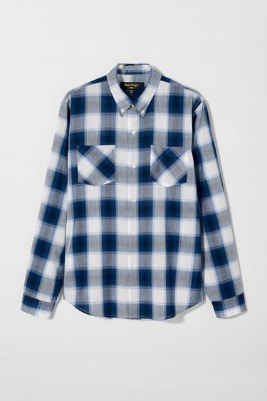 CHECK SHIRT BOBBY GILLESPIE X ZARA - Blue by Zara