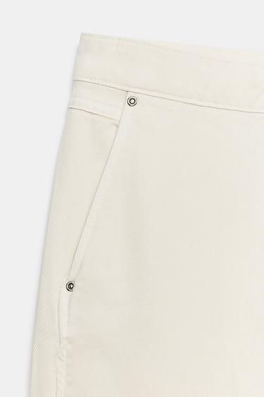 JEAN Z1975 CHINO LOOSE - Blanc cassé de Zara - Image 8