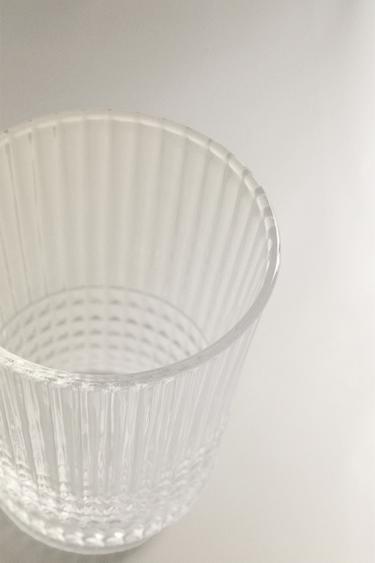 RAISED DESIGN GLASS TUMBLER - 990 by Zara - Image 2