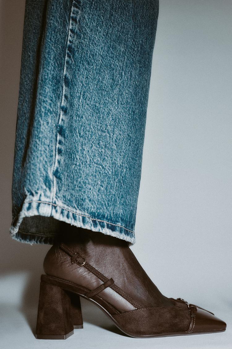 BLOCK HEEL SLINGBACK SHOE