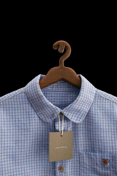ZARA TIMELESS - CAMISA CUADROS - Azul de Zara