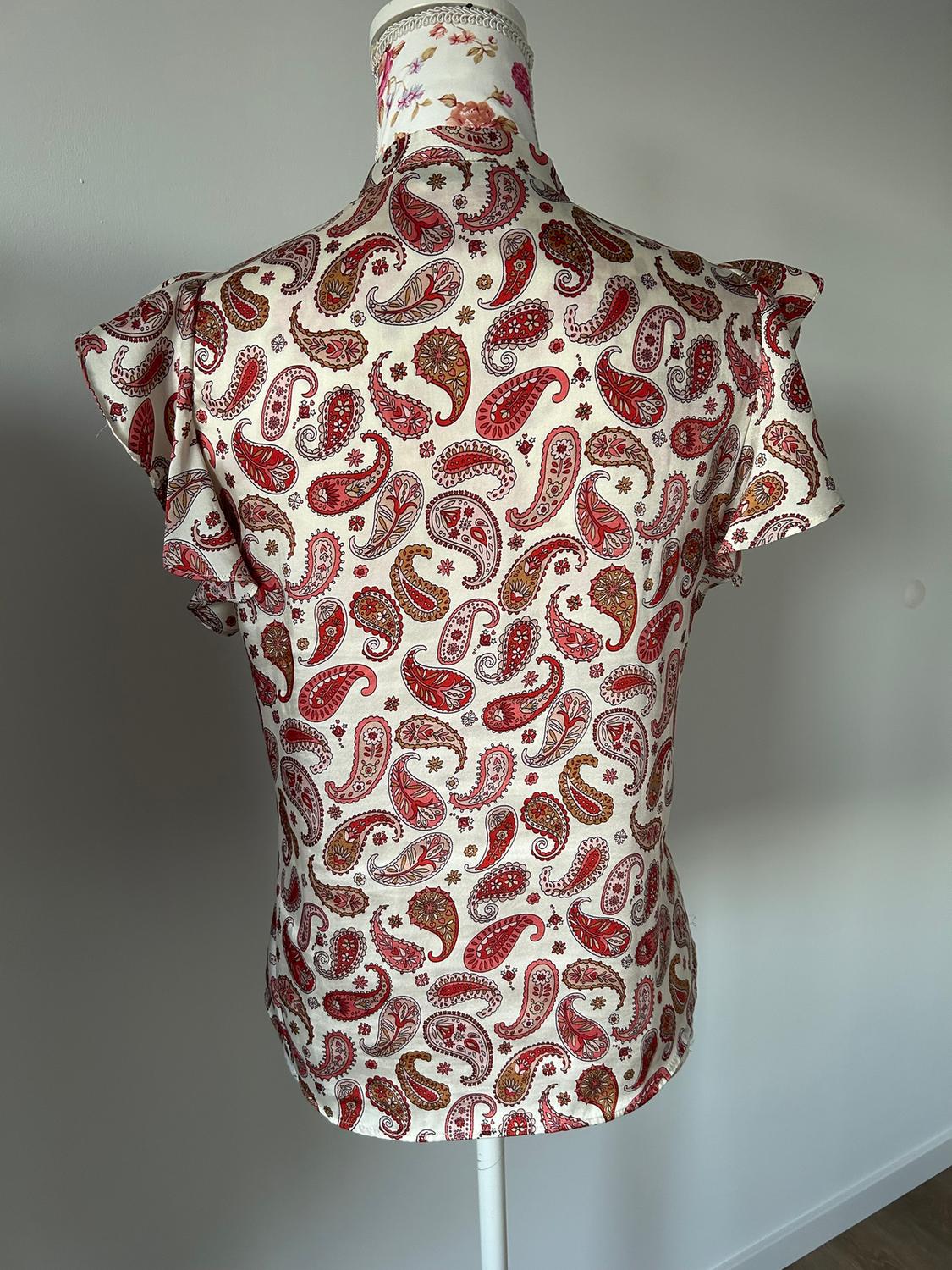 PAISLEY PRINT BLOUSE - Image 2