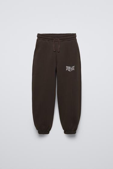 EVERLAST © WORLDWIDE INC. WELT DETAIL JOGGERS - Brown by Zara - Image 0