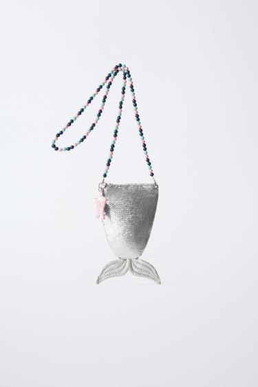 MERMAID CROSSBODY BAG - Silver by Zara