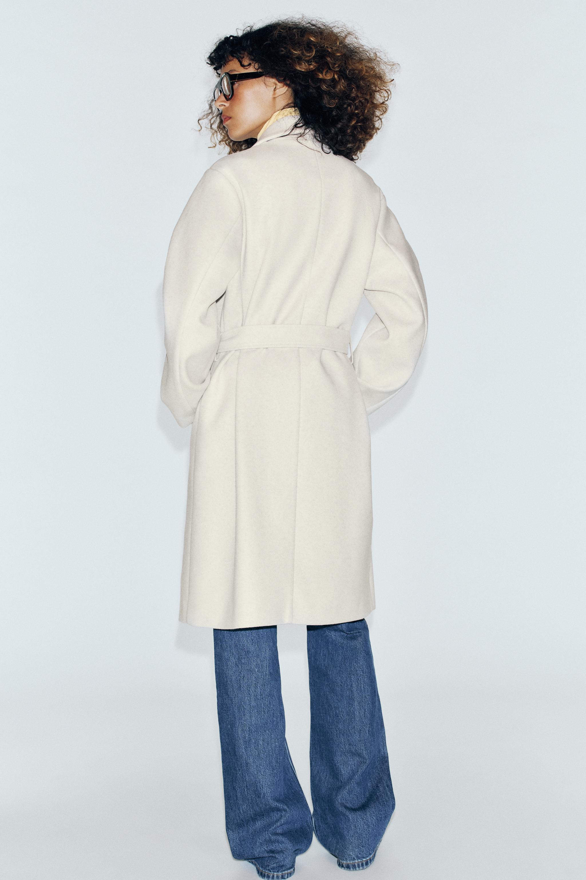 ソフト ベルトコート - エクリュ | ZARA Japan / 日本