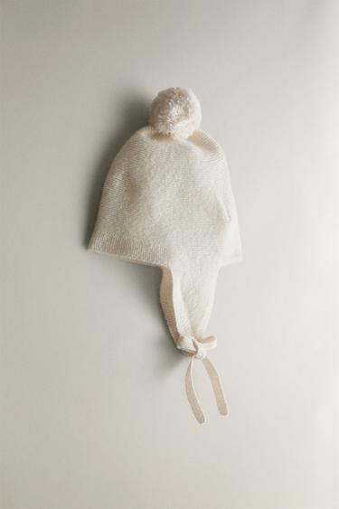 CHILDREN'S CASHMERE HAT - Oyster-white by Zara - Image 1