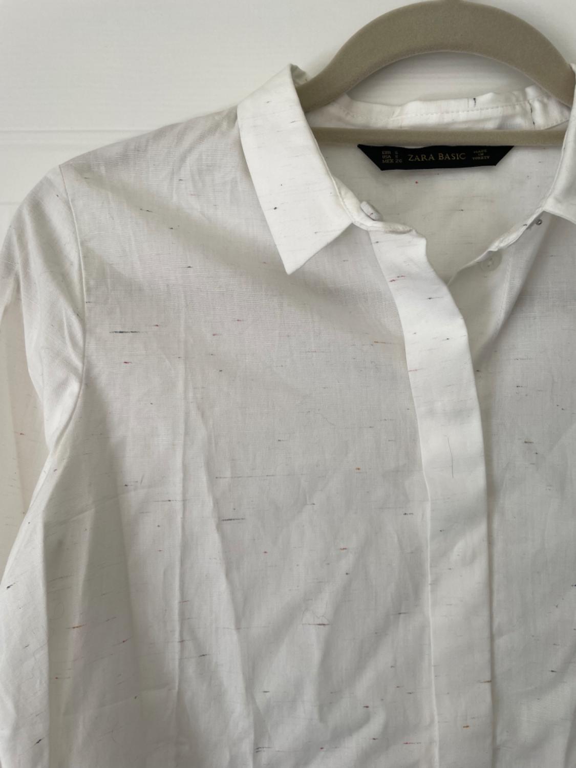 WHITE FLECKED SHIRT - Image 3