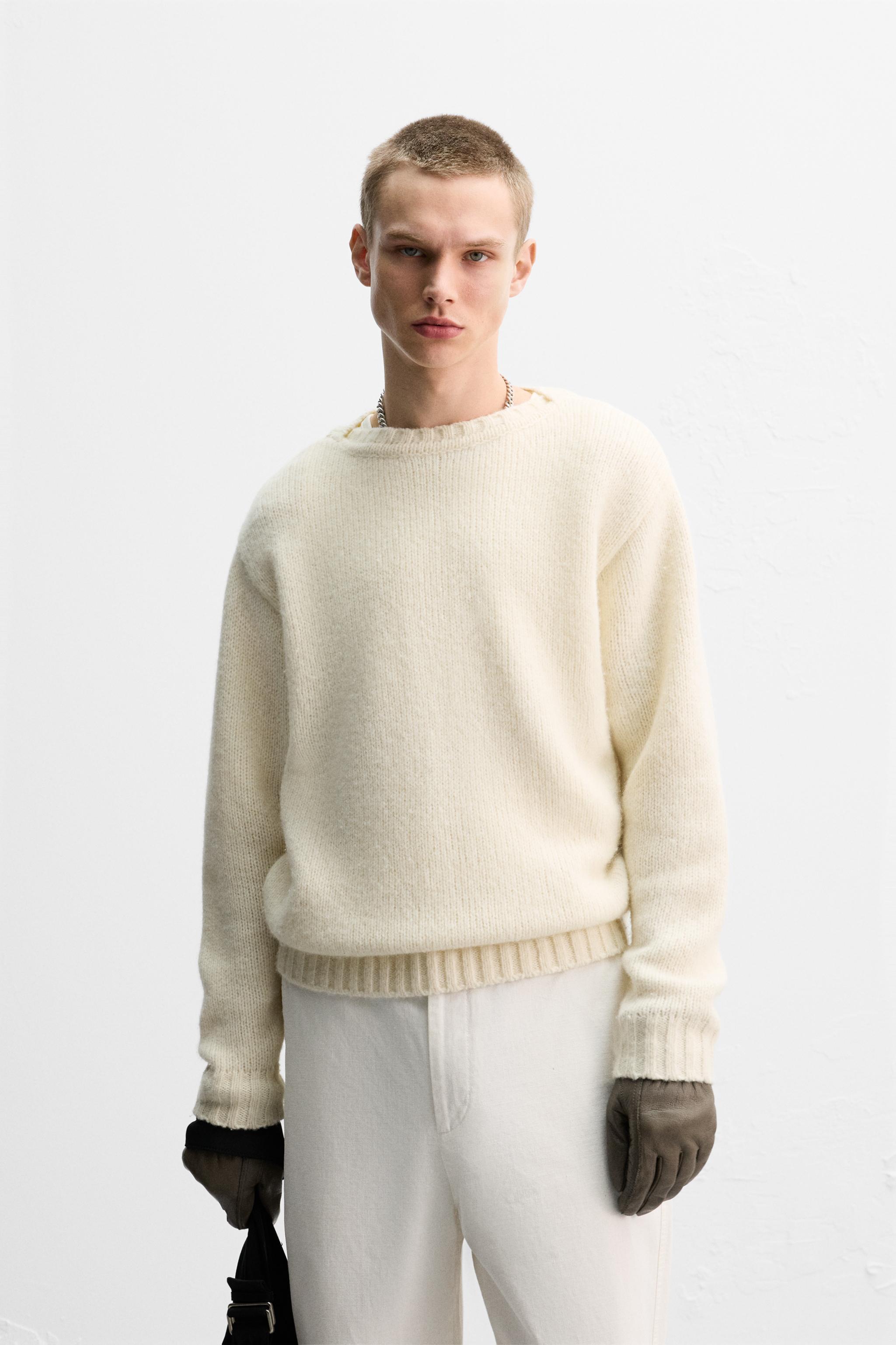 LIMITED EDITION TEXTURED SWEATER - Ecru | ZARA United States
